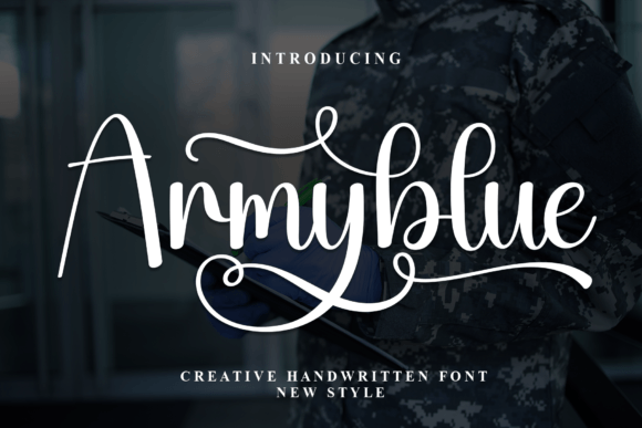 Armyblue Font for Professional Branding