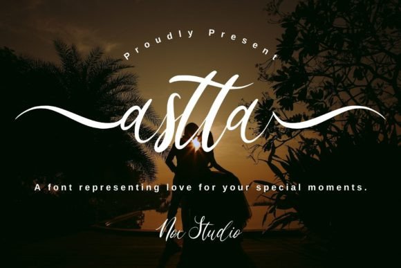 Astta: A Romantic Typeface for Elegant Design