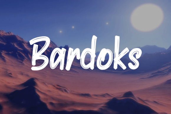 Bardoks Font for Editorial Design