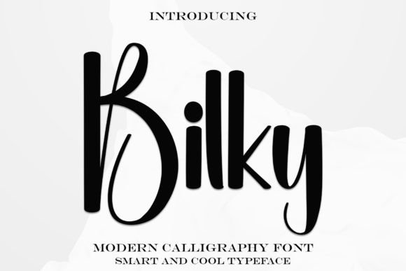 Bilky: A Festive Font for Business Magic