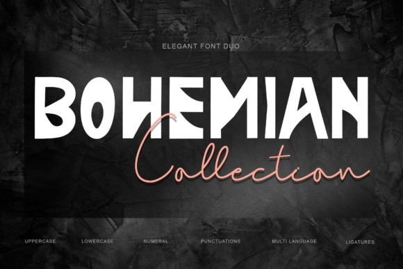 Bohemian Collection: A Font for Creative Freedom