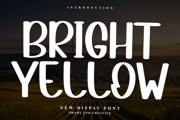 Bright Yellow Font for Business