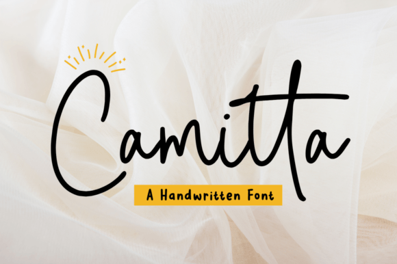 Camitta: A Handwritten Script Font