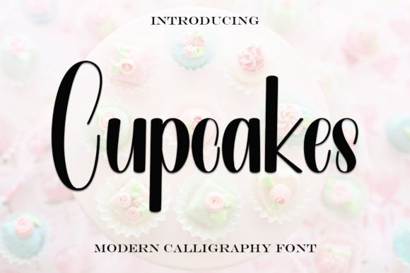 Cupcakes Font for Business