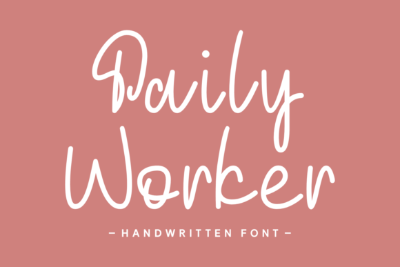 Daily Worker Font for Editorial Design