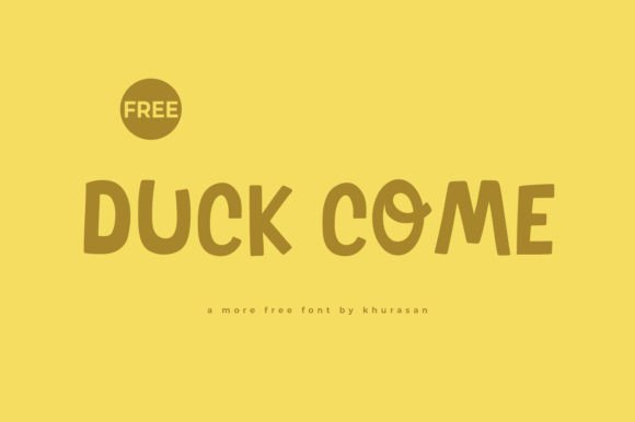 Duck Come: A Stylish Script Font for Web Design