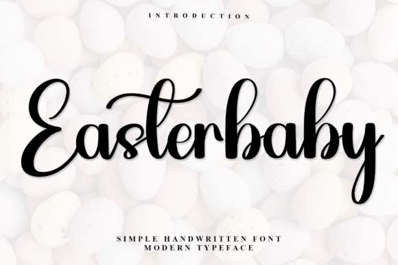 Easterbaby Font: Handwritten Elegance for Editorial Design