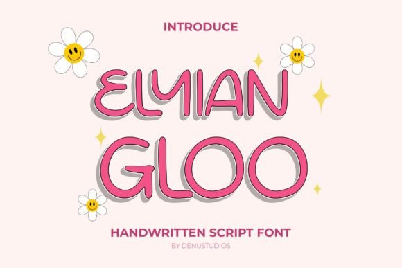 Elyian Gloo: A Quirky Handwritten Font