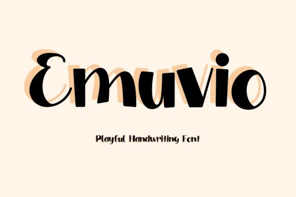Emuvio: A Playful Typeface for Creative Projects