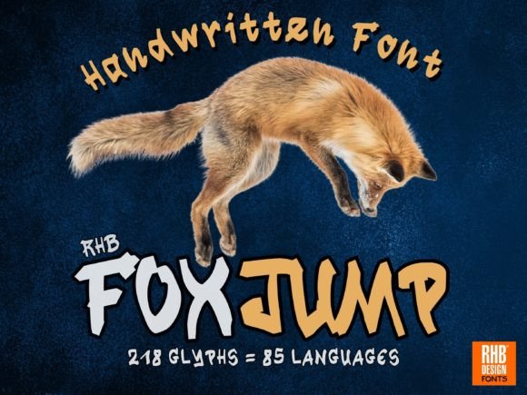 Foxjump Font: Bold & Handwritten