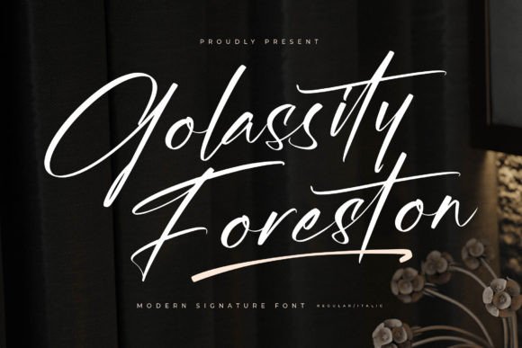Golassity Foreston Font