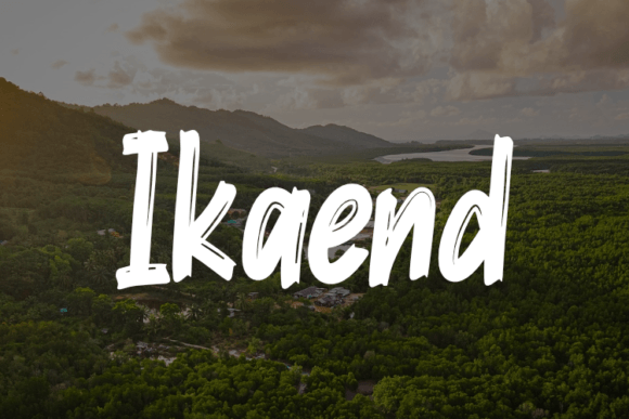Ikaend: A Stylish Font for Creative Makers