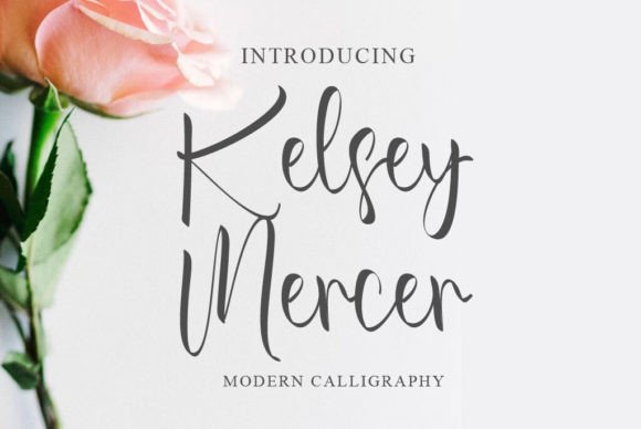 Kelsey Mercer: A Script Font for Digital Design