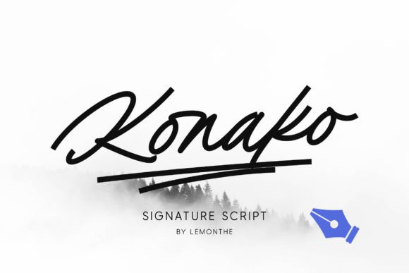 Konako: A Font for Polished Branding