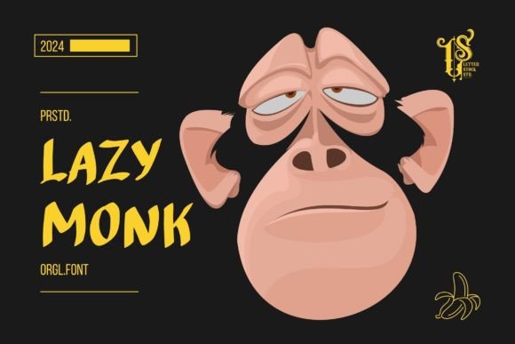 Lazy Monk Font for Creative Makers