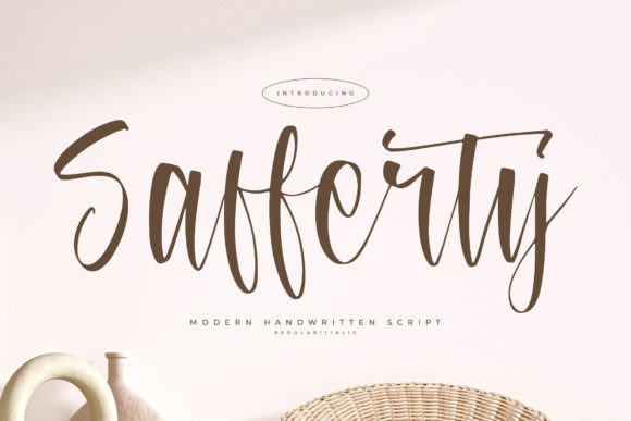 Safferty: A Script Font for Elegant Branding