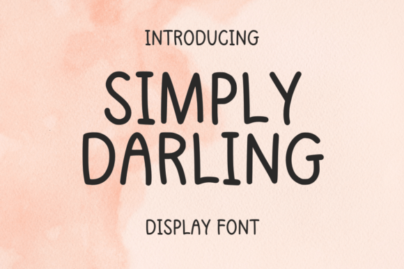 Simply Darling Font for Creative Marketing