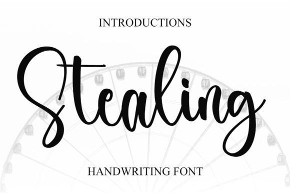 Stealing: A Delicate Script Font