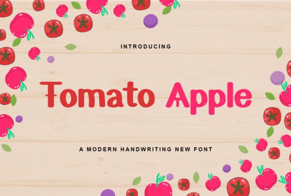 Tomato Apple: A Handwritten Font for Creative Expression